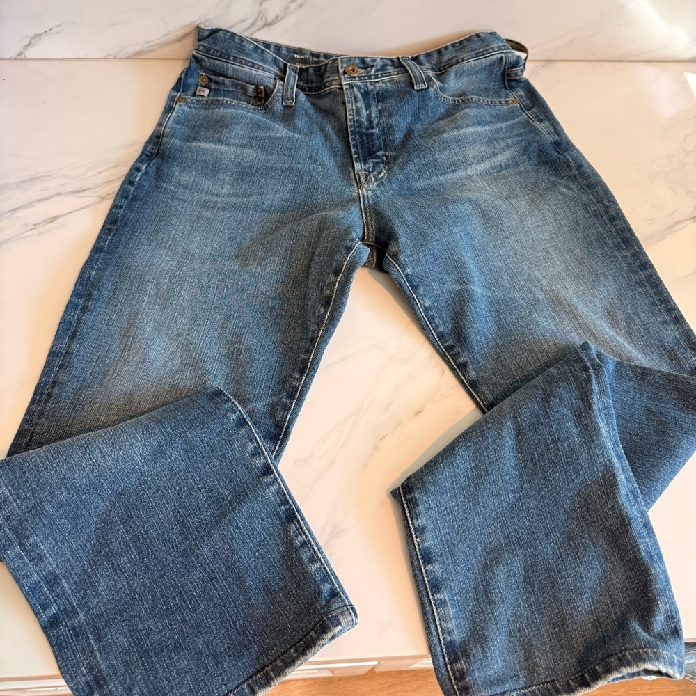 Men’s AG Everette slim straight blue wash denim jeans